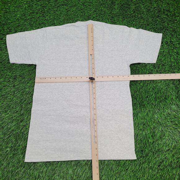 Vintage 80s USMC Marine Corps Shirt S/M 18x27 Gray Bulldog - Picture 3 of 13